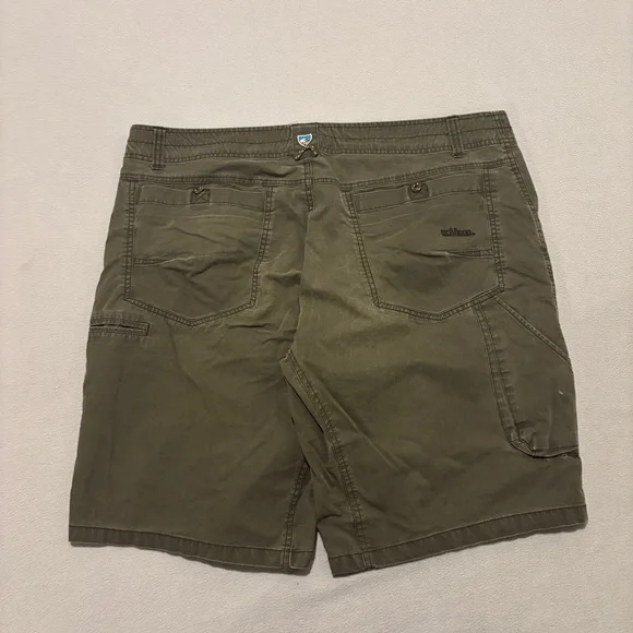 Kuhl Ramblr Shorts 40 42x10 Olive Green Cargo Lightweight Outdoor Hiking Pockets - Picture 8 of 8